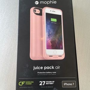 Pink iPhone 7 Morphie charging case
